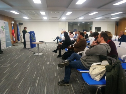 Delavnico smo pričeli s predstavitvijo programa LIFE.